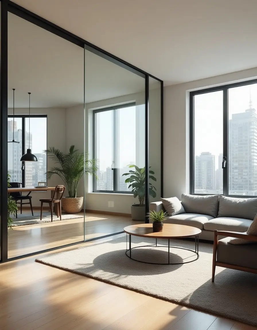 Internal Glass Partition