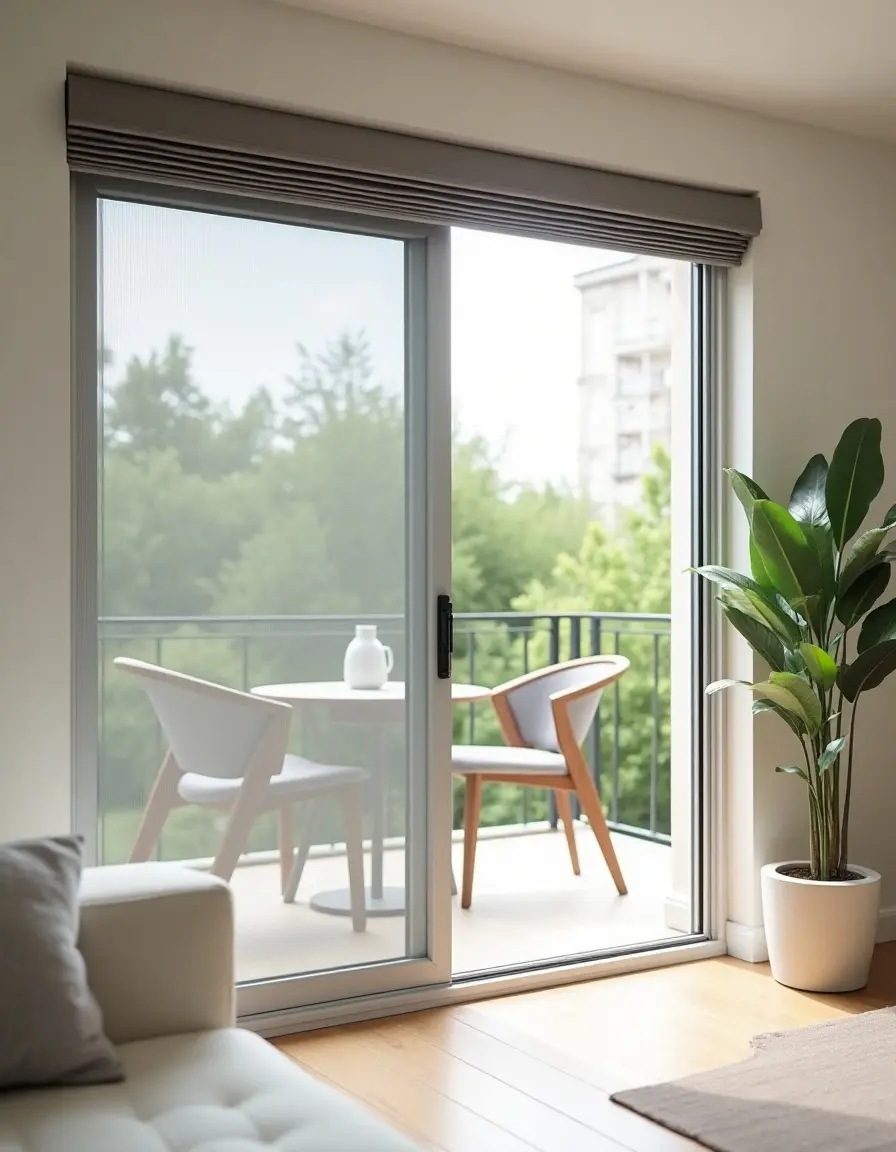 Pleated rail on mesh